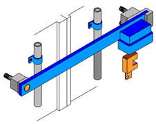 Cisa Containerboom Zonder hangslot