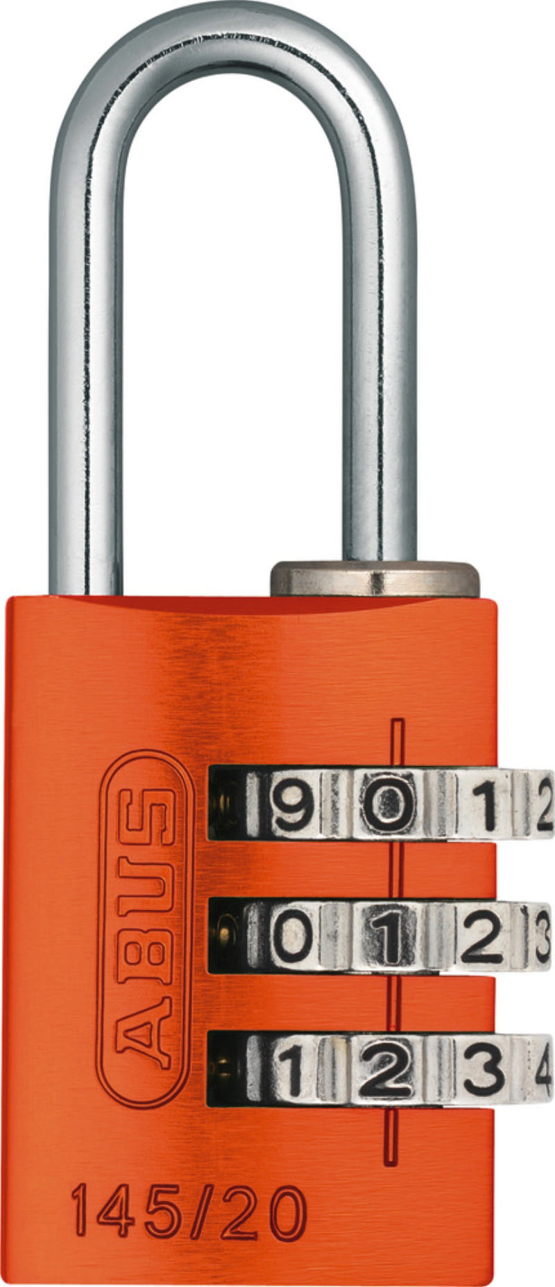 Abus hangslot met code 145/20 Oranje 