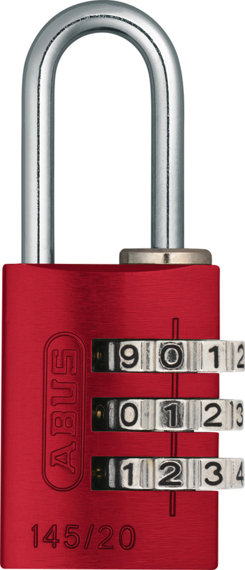 Abus hangslot met code 145/20 Rood 