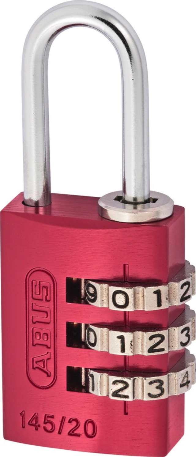 Abus hangslot met code 145/20 Rood 