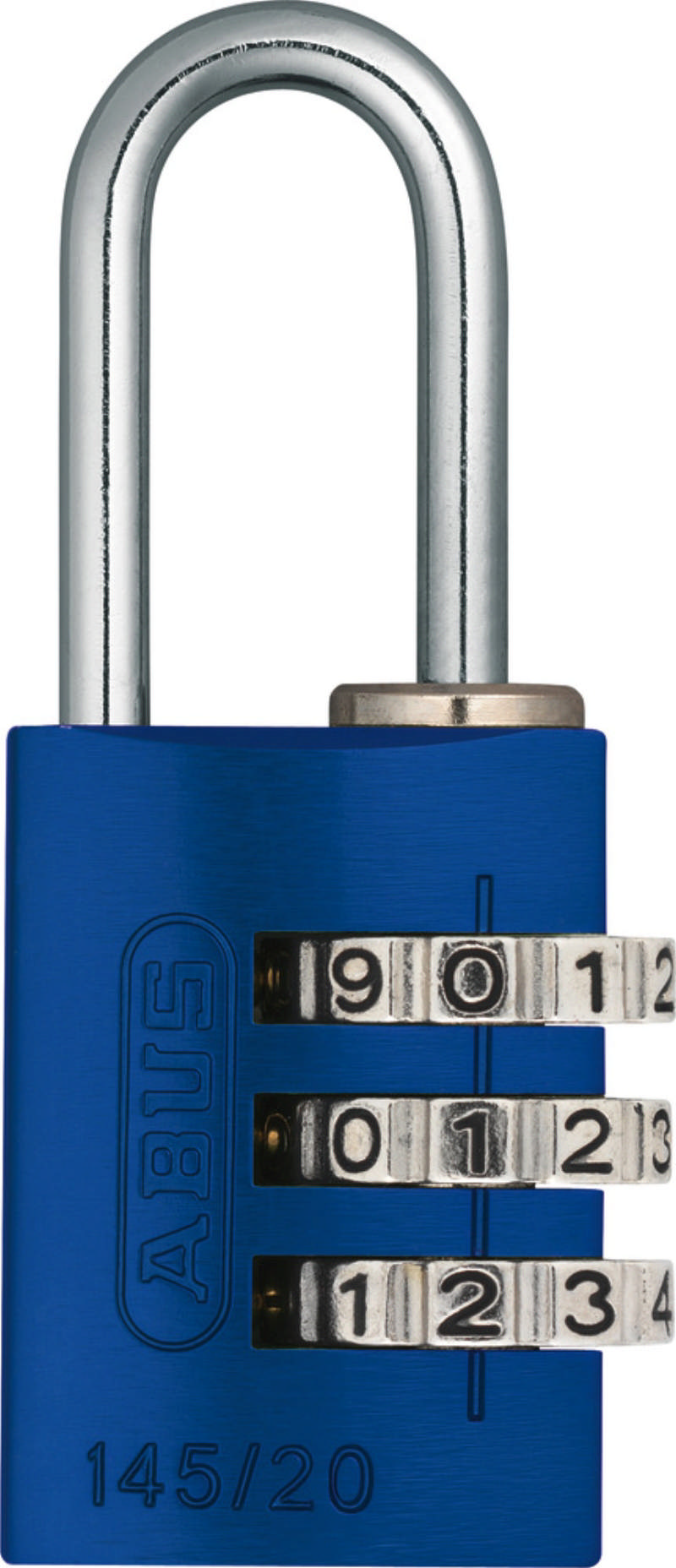 Abus hangslot met code 145/20 Blauw 