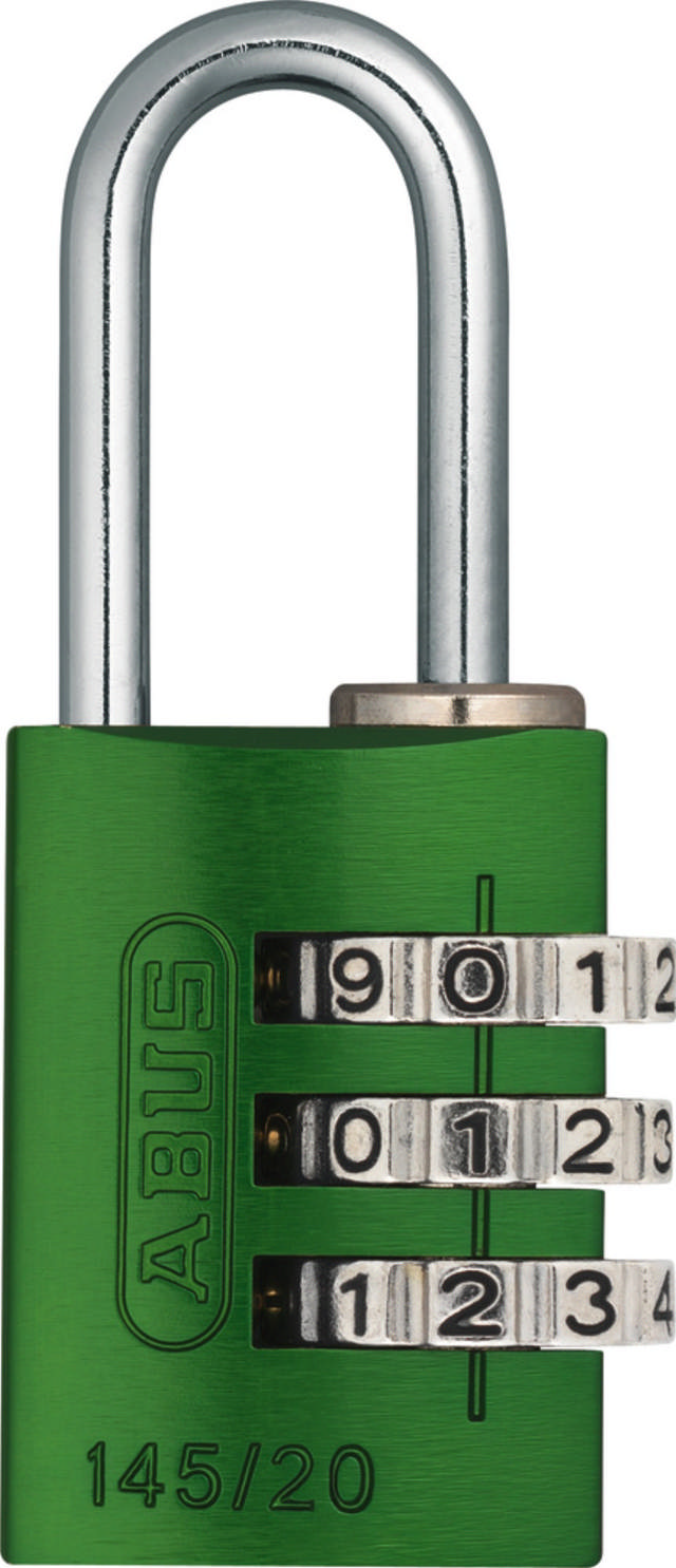 Abus hangslot met code 145/20 Groen 