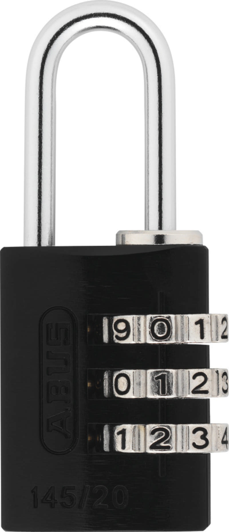Abus hangslot met code 145/20 Zwart 