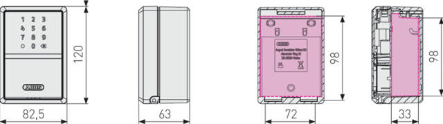 787 KEYGARAGE™ Eén slim sleutelkastje