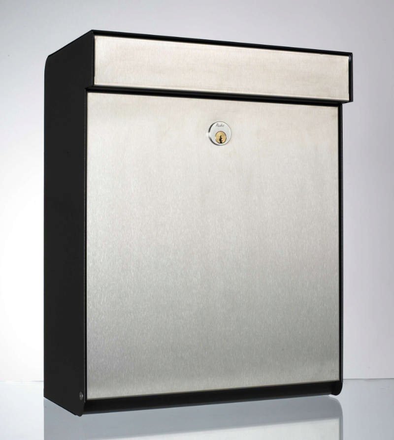 Allux Basisvorm Zwart w. roestvrijstalen voorkant