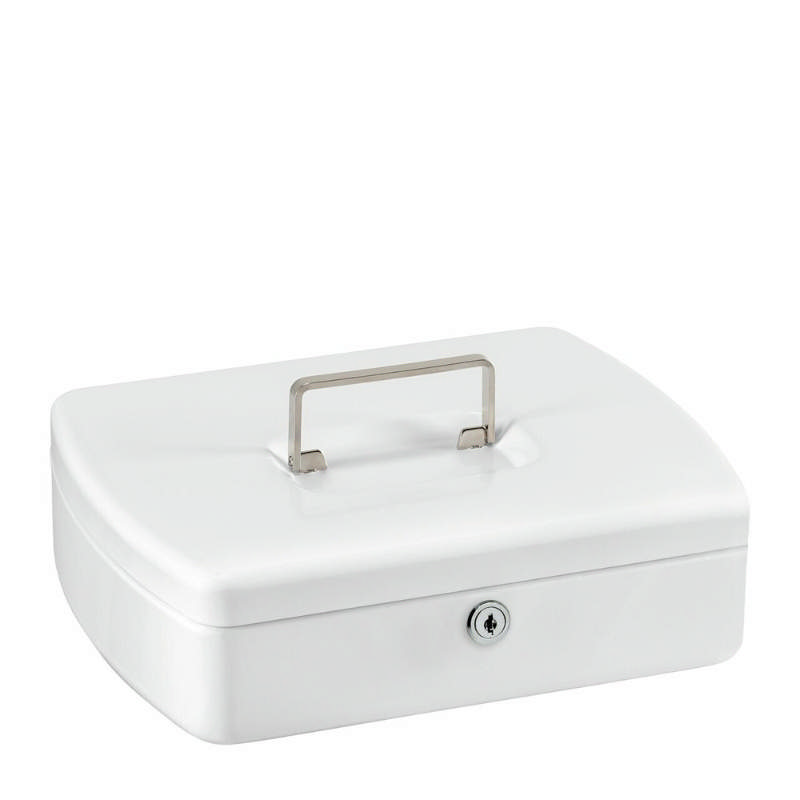 Burg pengekasse Office 2257 hvid/blå, 75x255x200