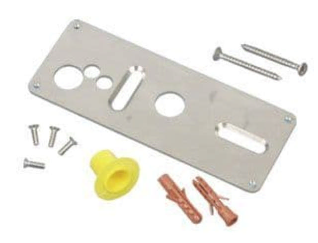 Conlan achterplaat voor alle toetsenborden, roestvrij