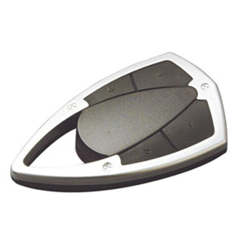 Erone radiozender ER4, 4 knoppen, Zwart/Alu