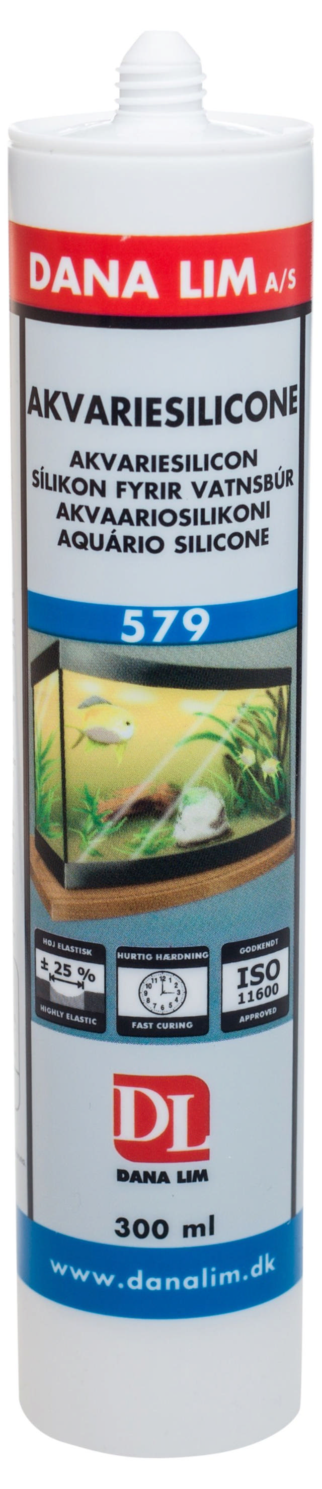 Dana Aquarium Siliconen 579 Transparant 300 ml