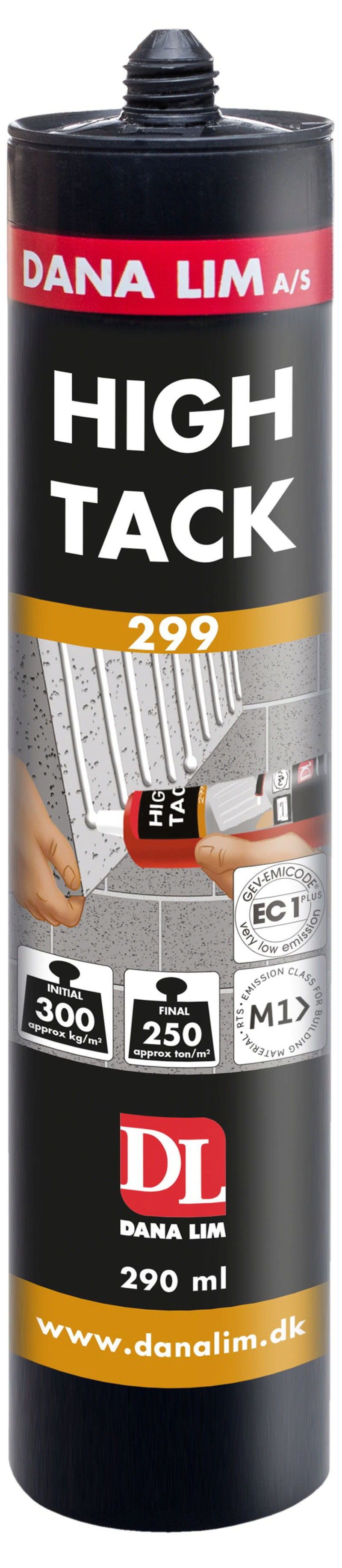 Dana Lim High Tack 299, wit, 290 ml