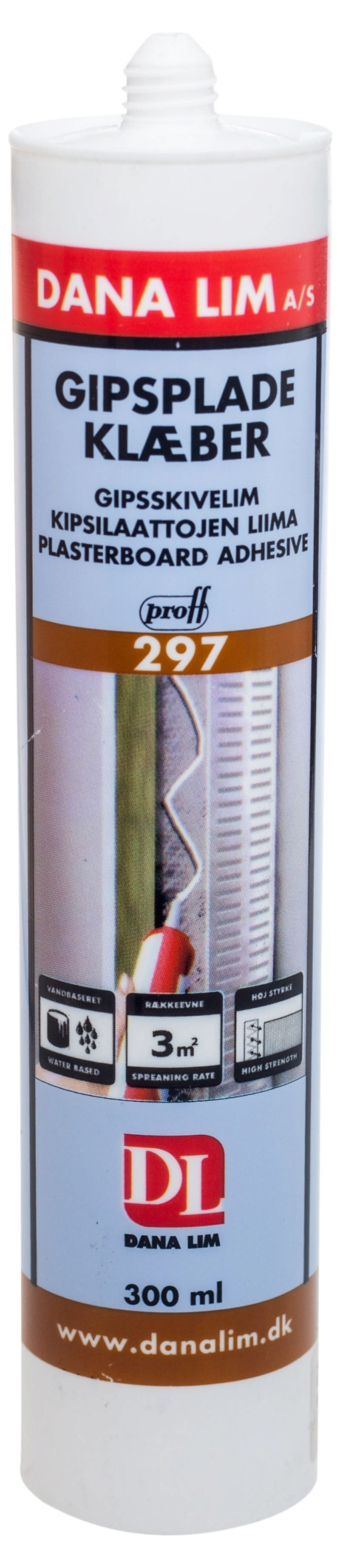 Dana Gipsplaatlijm 297 300 ml