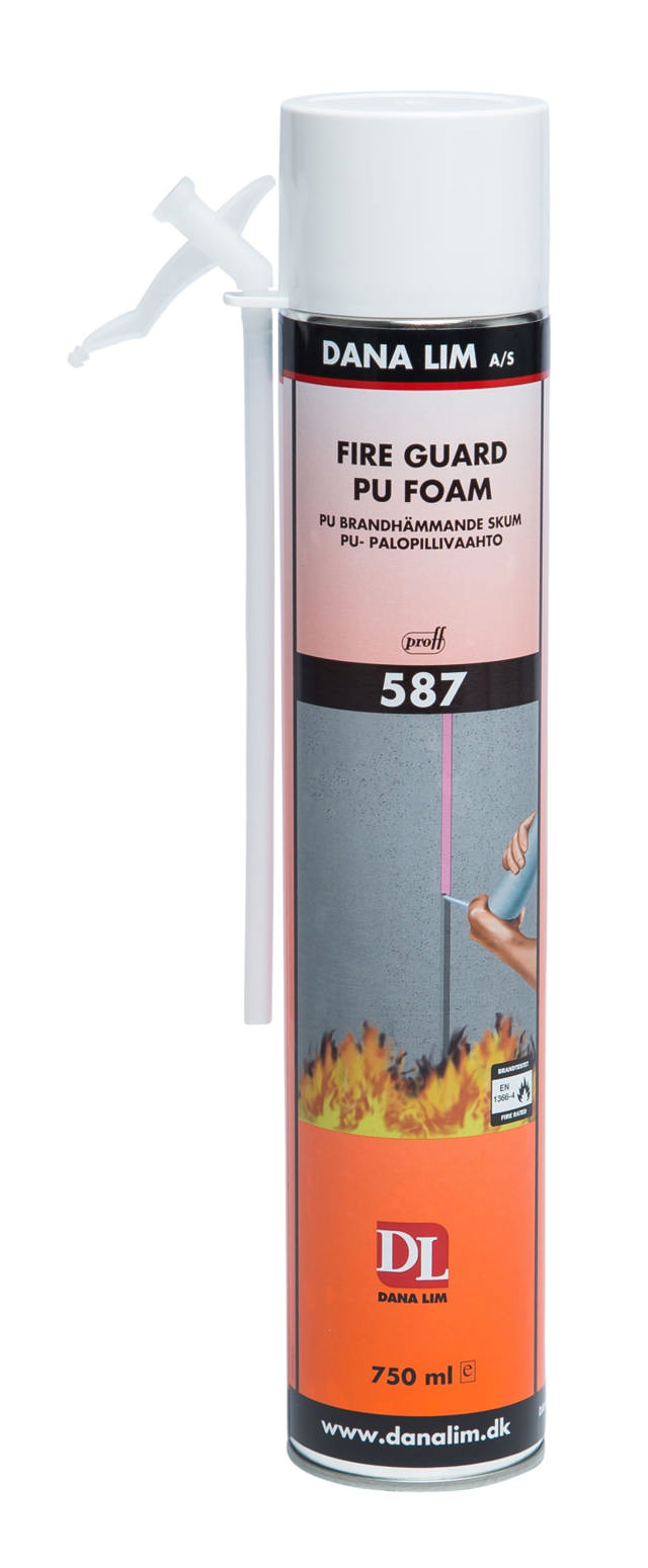 Dana Brandschuim PU 587 Fire Guard, 750 ml.