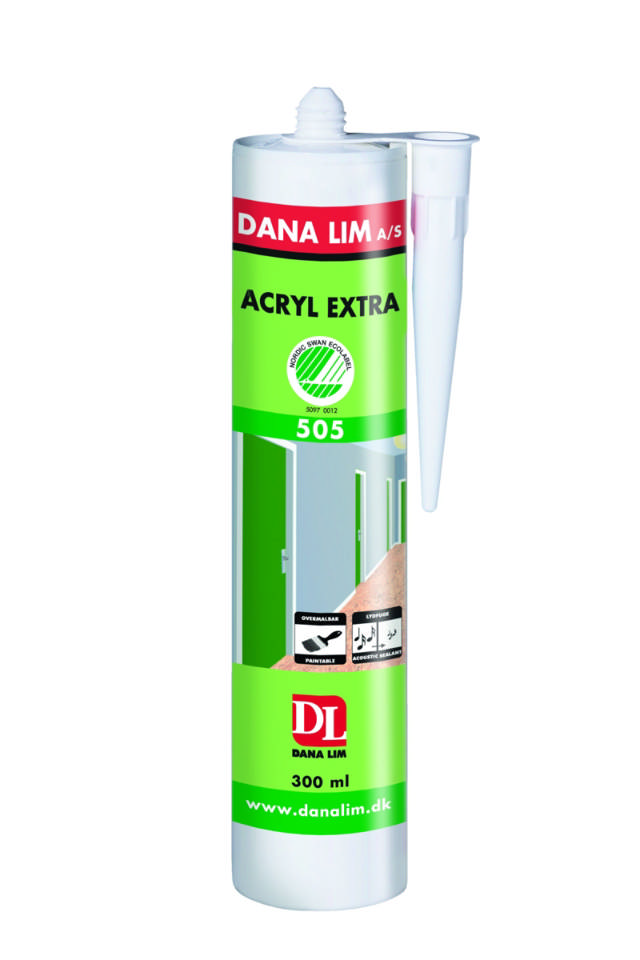 Dana Lim acrylkit, Acryl Extra 505, wit, 300ml