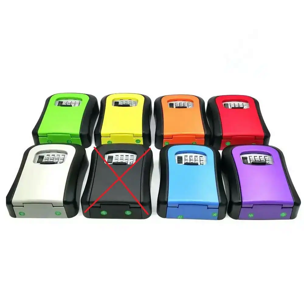 Sleutelkastje met rolcodes Blauw