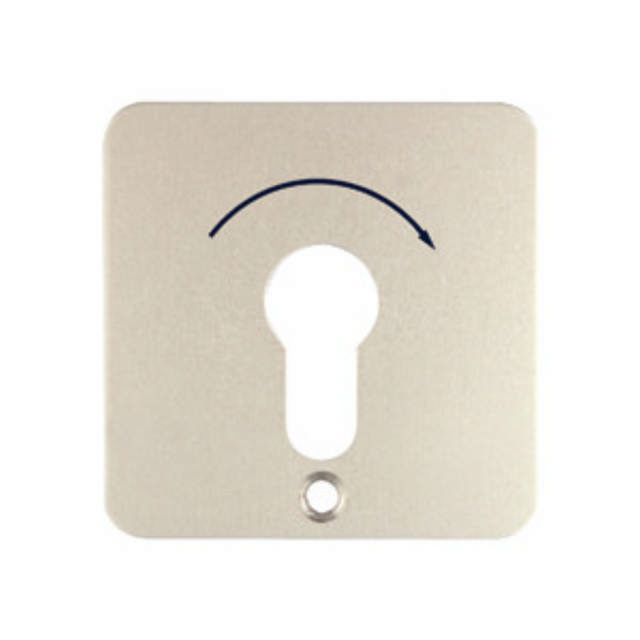 Geba voorplaat 68x68mm. t/AAN/Uit