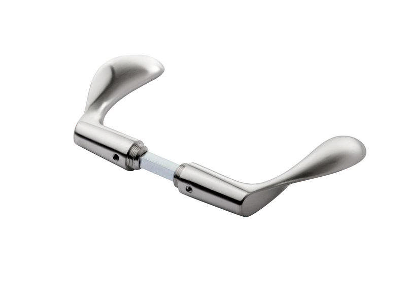 Arne Jacobsen deurkruk 111 mm. zonder rozetten