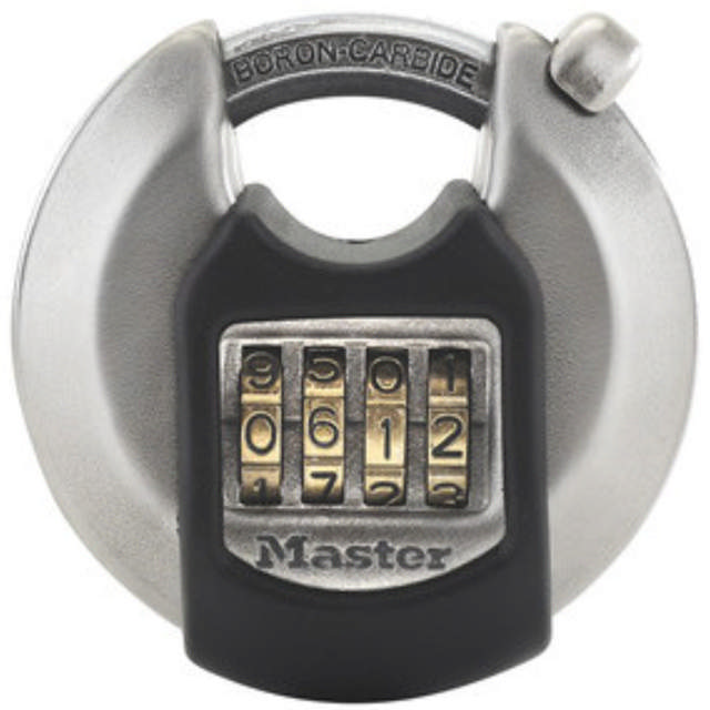 Masterlock hangslot, Diskus, met code, M40EURDNM