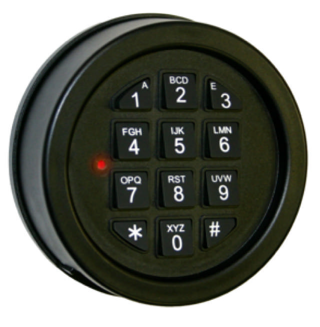 Profsafe wapenkluis S8 met zijplanken en elektrisch codeslot 1500x400x4