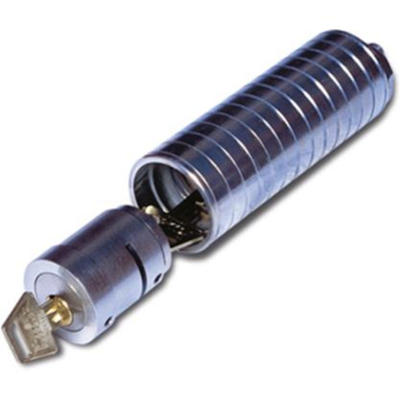 Lockit sleutelkastje Ø50x140, Blauw, voor ronde cil.