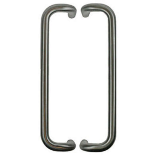 Lockit deurkruk Ø 19 CC 300mm, gebogen, set