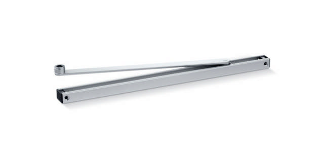 GEZE glijrail TS 5000, zilver (B) (glanzend model)