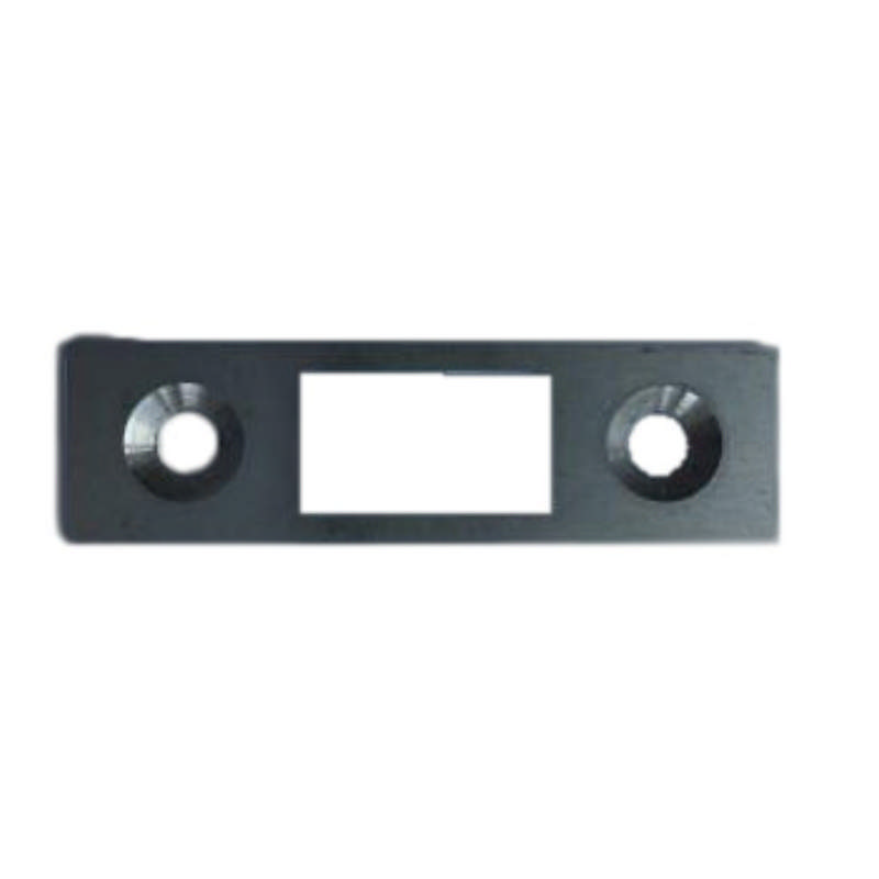 Lockit eindplaat voor glasslot - RVS