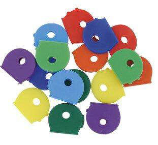Sleutelcovers 8009/100 stuks, verpakt in verschillende kleuren, 5 pinnen