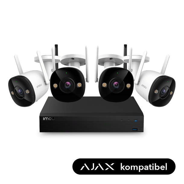 IMOU draadloze videokit met 4 camera's, harde schijf neemt 1TB op