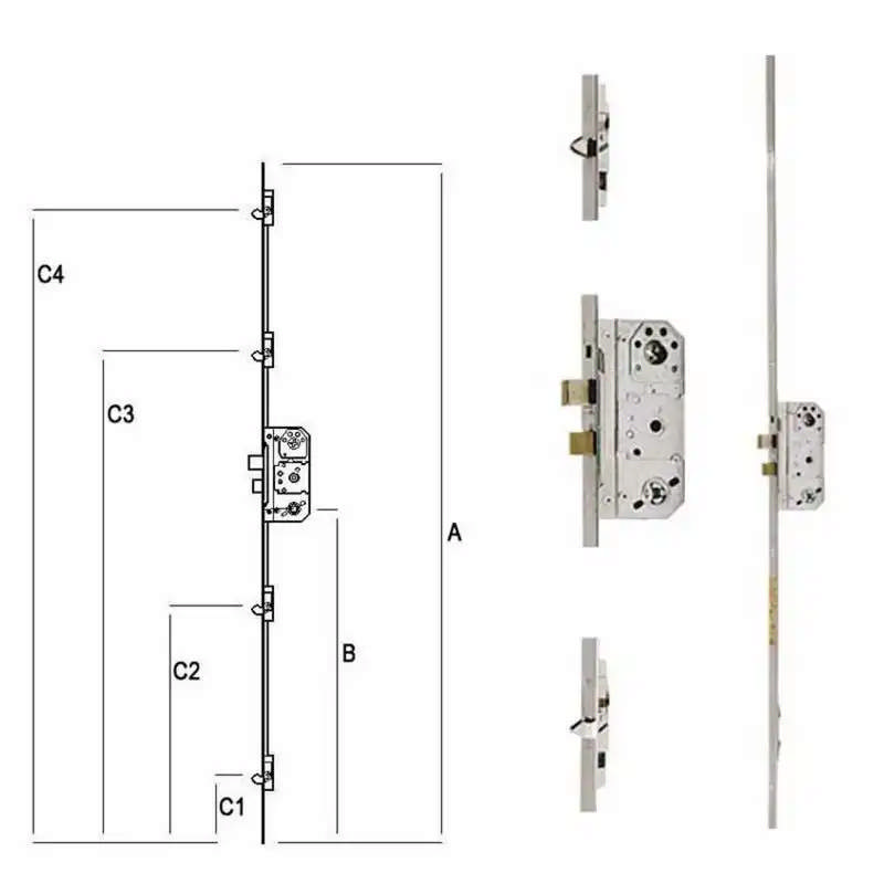 Vast stangslot ter vervanging van het Rational/ISI slot