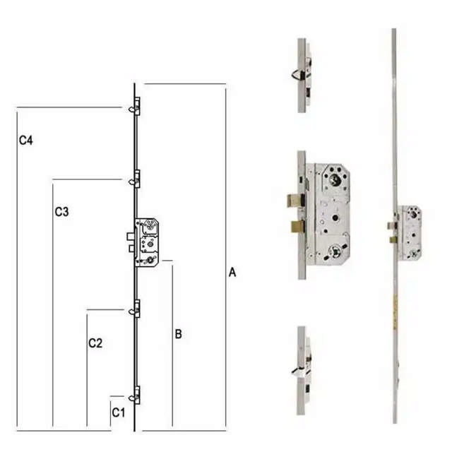 Vast stangslot ter vervanging van het Rational/ISI slot