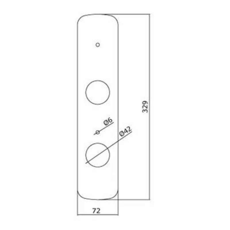 Yale Doorman binnenafdekplaat