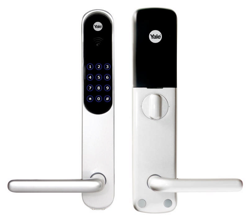 Yale Doorman lange bordenset met slotdoos, zilver (924842)