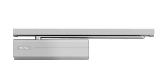 Abloy deurdranger DC500 EN1-4 met glijrail G195, Zilver
