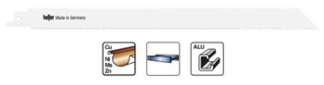 Heller bajonetzaagblad 130mm alu/metaal, pk. een 5 stuks. S1211H