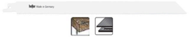 Heller bajonetzaagblad 260mm hout/metaal, pk. een 5 stuks