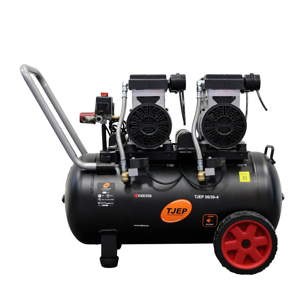 TJEP 50/30-4 Compressor, 4 cilinder. 50 liter Tank