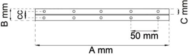 PIANO IJZER 195 32X840 RFR 