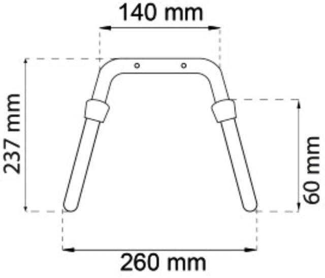 SLANGHOUDER 237MM ELGALV