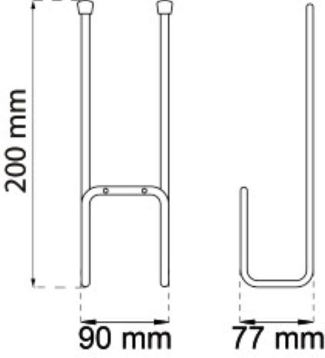 LAARZENHANGER 200MM ELEGANT