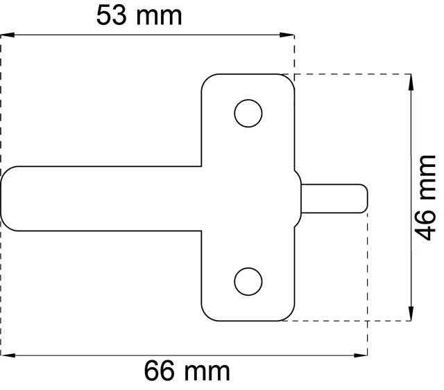DEURVERZACHTER 4 STUKS MET SCHROEVEN 