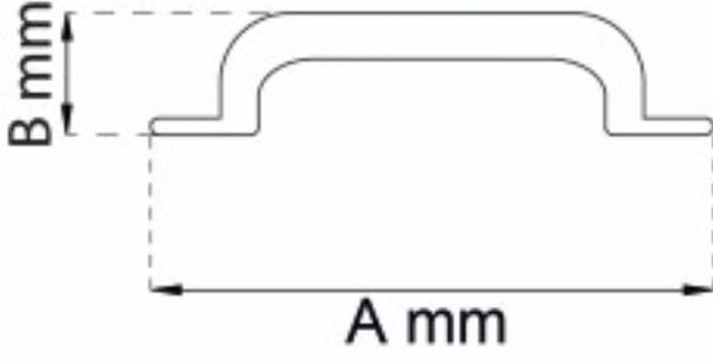 MEUBELGREEP 165MM VERNIKKELD 