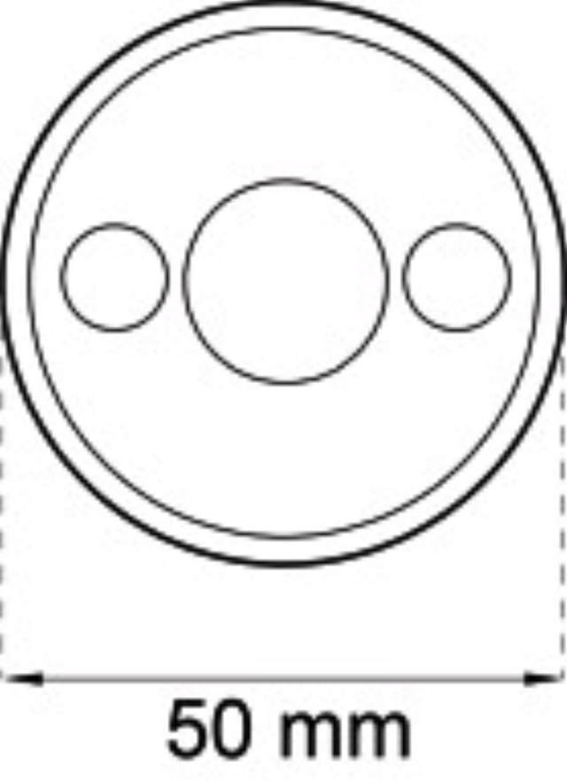 DEURKRUK ROZET TYPE 640 RVS