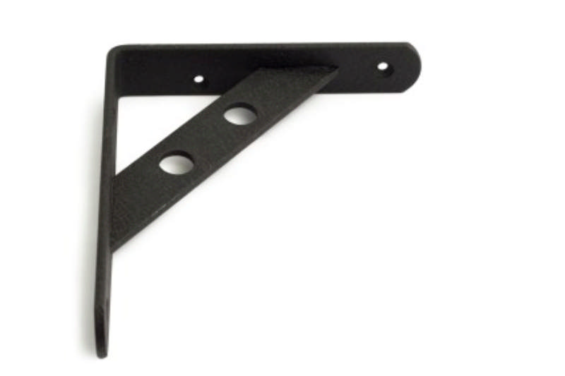 Plank gebreide cirkel zwart 195x250 