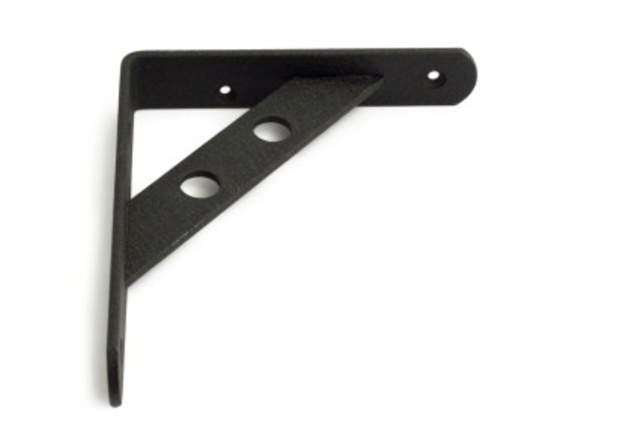 Plank gebreide cirkel zwart 195x250 