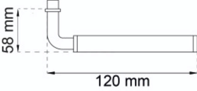 DEURKRUK 384 WIT/CHROOM 