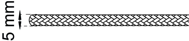 VLAGGENLIJN GEVLOCHTEN 5MM 20M 