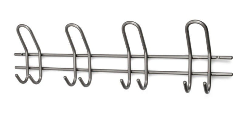 KAPSTOK SATURN 4-HAKEN GRIJS 