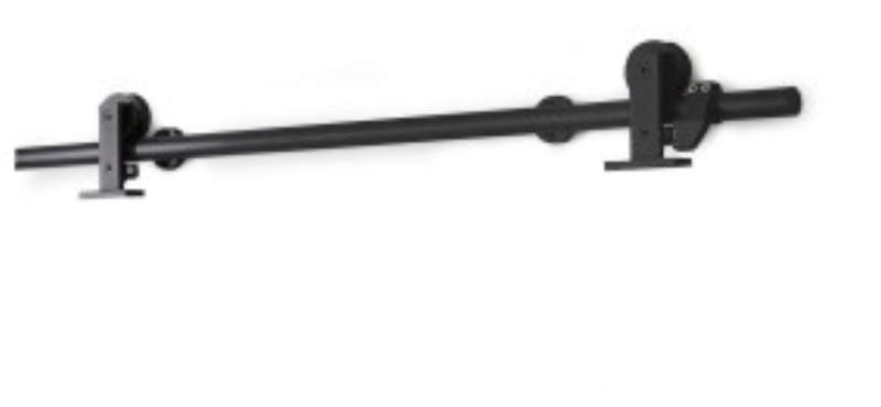 SCHUIFDEURGREEP STIJL ZWART BOVENKANT