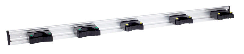 RAIL MET GEREEDSCHAPSHOUDER L90 