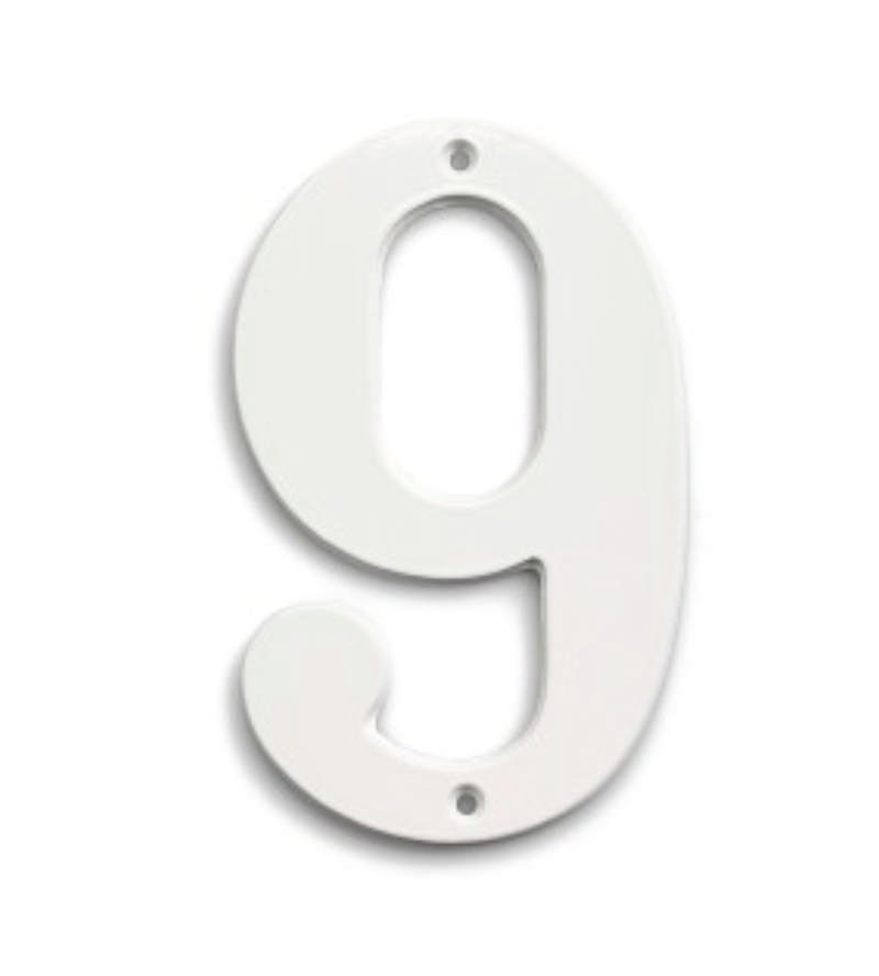 HUIS NR. 9 WIT 140MM **NIET MEER VERKRIJGBAAR NA UITVERKOCHT**